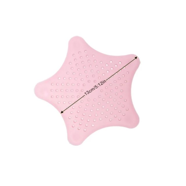 5PCS-kitchen-bathroom-drain-filter-star-shape-4