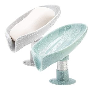 self-draining-leaf-shape-soap-holder